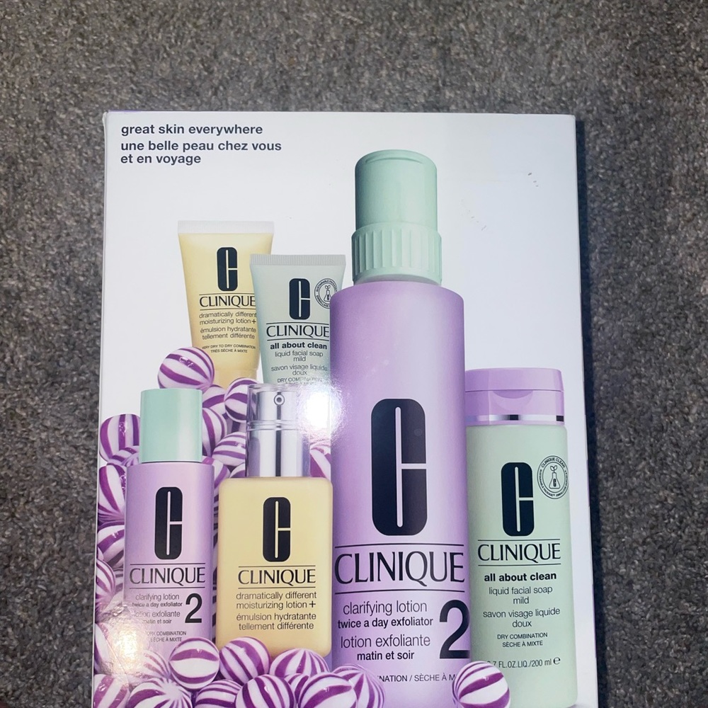 Clinique skincare set
